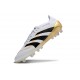 Botas de Fútbol Adidas Predator Elite FG Blanco Negro Dorada