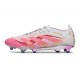 Botas de Fútbol Adidas Predator Elite FG Rosa Blanco