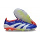 Botas de Fútbol Adidas Predator Elite FG Azul Lúcido Ftwr Blanco Rojo