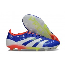 Botas de Fútbol Adidas Predator Elite FG Azul Lúcido Ftwr Blanco Rojo
