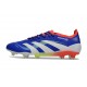 Botas de Fútbol Adidas Predator Elite FG Azul Lúcido Ftwr Blanco Rojo