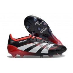 Botas de Fútbol Adidas Predator Elite FG Negro Blanco Rojo