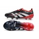 Botas de Fútbol Adidas Predator Elite FG Negro Blanco Rojo