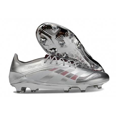 Botas de Fútbol Adidas Predator Elite FG Plateada