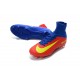 Nuevo Botas de fútbol Nike Mercurial Superfly 5 FG Azul Rojo Amarillo