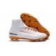 Zapatillas de fútbol Nike Mercurial Superfly V FG Para Hombre Blanco Oro