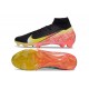 Nike Botas Mercurial Superfly 10 Elite FG Negro Amarillo Rojo