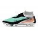 Bota de Futbol Nike Phantom 6 DF Elite FG Turquesa Cromo Negro