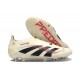 adidas Predator Elite Laceless FG Blanco Off Negro Rubí Puro