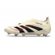 adidas Predator Elite Laceless FG Blanco Off Negro Rubí Puro