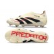 adidas Predator Elite Laceless FG Blanco Off Negro Rubí Puro