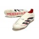 adidas Predator Elite Laceless FG Blanco Off Negro Rubí Puro