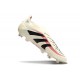 adidas Predator Elite Laceless FG Blanco Off Negro Rubí Puro