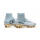 Botas de fútbol Nike Mercurial Superfly V FG CR7 Blanco Oro Negro