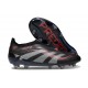 adidas Predator Elite Laceless FG Negro Gris Four Rojo Lúcido