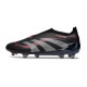 adidas Predator Elite Laceless FG Negro Gris Four Rojo Lúcido
