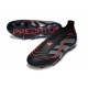 adidas Predator Elite Laceless FG Negro Gris Four Rojo Lúcido