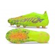 adidas Predator Elite Laceless FG Limón Lúcido Rosa Lúcido Azul Fusion