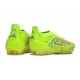 adidas Predator Elite Laceless FG Limón Lúcido Rosa Lúcido Azul Fusion