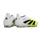 adidas Predator Elite Laceless FG Blanco Negro Limón Lúcido