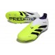 adidas Predator Elite Laceless FG Blanco Negro Limón Lúcido