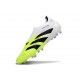 adidas Predator Elite Laceless FG Blanco Negro Limón Lúcido