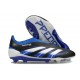 adidas Predator Elite Laceless FG Negro Azul Lúcido Blanco