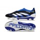 adidas Predator Elite Laceless FG Negro Azul Lúcido Blanco