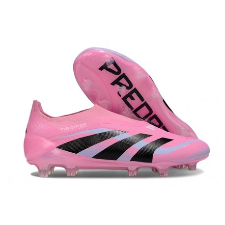 adidas Predator Elite Laceless FG Rosa Negro