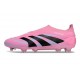 adidas Predator Elite Laceless FG Rosa Negro