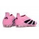 adidas Predator Elite Laceless FG Rosa Negro