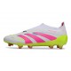 adidas Predator Elite Laceless FG Blanco Rosa Lúcido Limón Lúcido