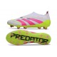 adidas Predator Elite Laceless FG Blanco Rosa Lúcido Limón Lúcido