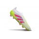 adidas Predator Elite Laceless FG Blanco Rosa Lúcido Limón Lúcido