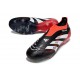 adidas Predator Elite Laceless FG X MOMENTS Negro Blanco Rojo
