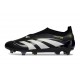 adidas Predator Elite Laceless FG Negro Blanco