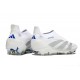 adidas Predator Elite Laceless FG Blanco Gris Azul
