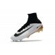 Nuevo Botas de fútbol Nike Mercurial Superfly 5 FG Blanco Oro Negro