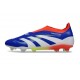 adidas Predator Elite Laceless FG Botas Azul Lúcido Ftwr Blanco Rojo