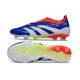 adidas Predator Elite Laceless FG Botas Azul Lúcido Ftwr Blanco Rojo
