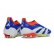 adidas Predator Elite Laceless FG Botas Azul Lúcido Ftwr Blanco Rojo