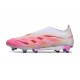 adidas Predator Elite Laceless FG Rosa Blanco