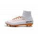 Zapatillas de fútbol Nike Mercurial Superfly V FG Para Hombre Blanco Oro