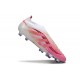 adidas Predator Elite Laceless FG Rosa Blanco
