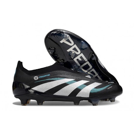 adidas Predator Elite Laceless FG Negro Blanco Azul