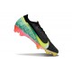 Nike Air Zoom Mercurial Vapor XVI Elite FG X VINI JR Negro Dynamic Amarillo Verde Spark Brt Carmesí