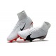 Baratas Botas de fútbol Nike Mercurial Superfly V FG Blanco Rojo Negro
