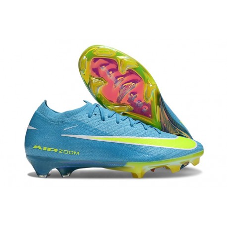 Botas de Futbol Nike Mercurial Vapor 16 Elite FG Azul Amarillo
