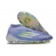 Zapatilla adidas F50 Elite Mid FG Violeta Tone Limón Lúcido Morado Rush