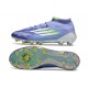 Zapatilla adidas F50 Elite Mid FG Violeta Tone Limón Lúcido Morado Rush